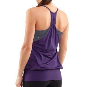 Lululemon No Limits Tank Purple Heather Grey 4